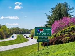 North Carolina Welcome Sign